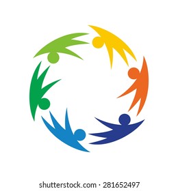 community logo design icon vector template