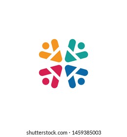 Community logo design inspiration vector template