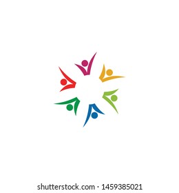 Community logo design inspiration vector template