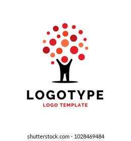Plantilla de diseño del logotipo comunitario.