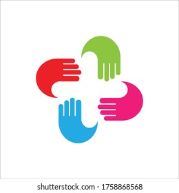Community logo design template icon