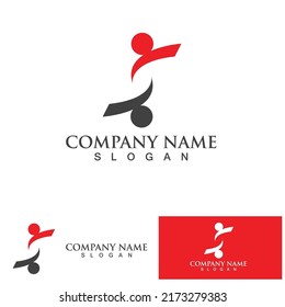 Community Logo Design Template for Teams or Groups.network and social icon design 