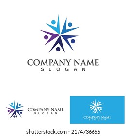 Community Logo Design Template For Teams Or Groups.network And Social Icon Design 
