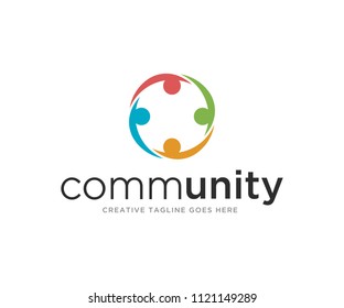 Community Logo Design Template Vector Stock Vector (Royalty Free ...