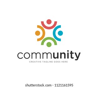 Community Logo Design Template Vector