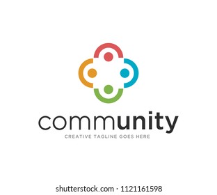 Community Logo Design Template Vector