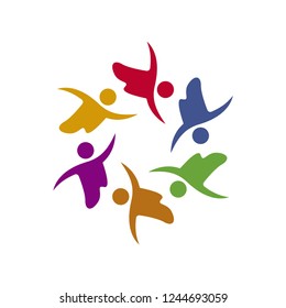 community logo design template vector