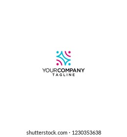 community logo design vector