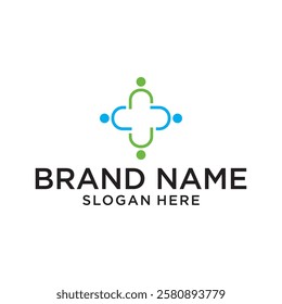 Community logo design vector, editable eps 10