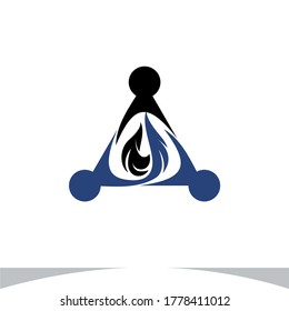 Vektorgrafik des Gemeinschaftslogo-Designs