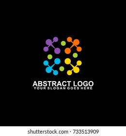 community Logo Design Vector Illustration