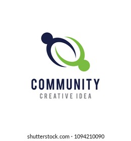 Community Logo Design Vector Template