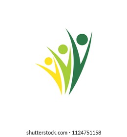 Community logo design vector template