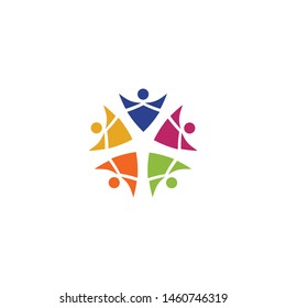 Community logo design vector template