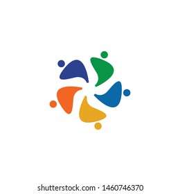Community logo design vector template
