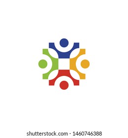 Community logo design vector template