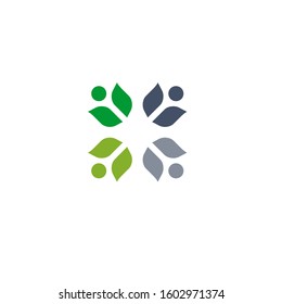 community logo design vector template sign icon