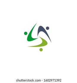 community logo design vector template sign icon