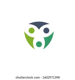 community logo design vector template sign icon