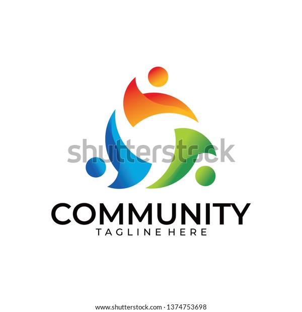 Community Logo Icon Stock Vector (Royalty Free) 1374753698 | Shutterstock