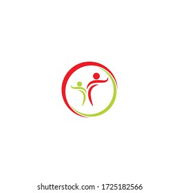 Community logo icon colorful illustration