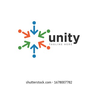 Community Logo Icon Design Vector