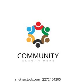 Community Logo Icon Design Vector people