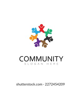 Community Logo Icon Design Vector people