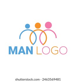 Community Logo Icon Design Vector