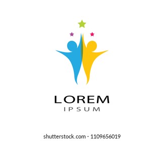 Community logo illustration design