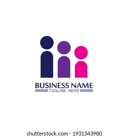 Community Logo People Work Team And Business Vector Logo And Design Group Family