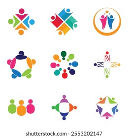 Community Logo Stock Illustrations Icon