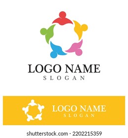 Community logo and symbol vector icon template