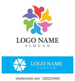 Community logo and symbol vector icon template