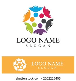 Vorlage für das Gemeinschaftslogo und das Vektorsymbol