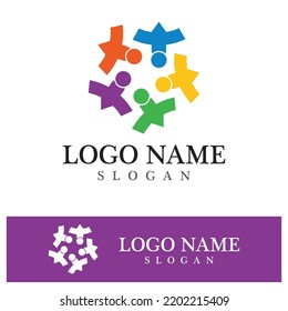 Community logo and symbol vector icon template