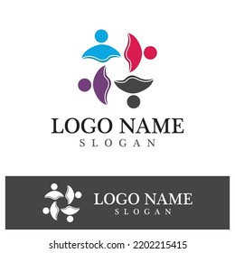Community logo and symbol vector icon template