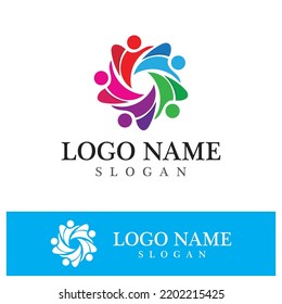 Community logo and symbol vector icon template