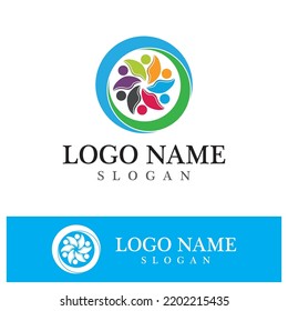 Community logo and symbol vector icon template