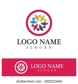 Community logo and symbol vector icon template