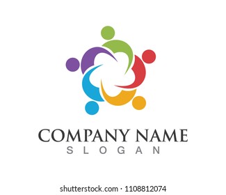 Community logo, Teamwork logo ,Group logo
