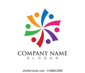 Community logo, Teamwork logo ,Group logo