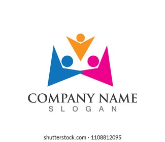Community logo, Teamwork logo ,Group logo