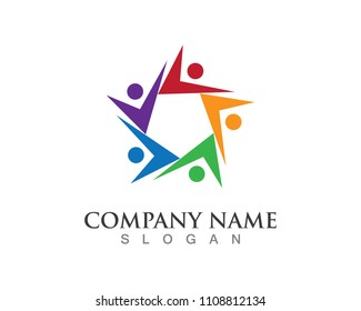 Community logo, Teamwork logo ,Group logo