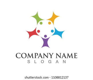 Community logo, Teamwork logo ,Group logo