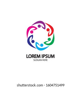 Community logo, Teamwork logo ,Group logo