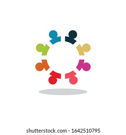 Community Logo Teamwork Logo Group Logo Vector Icon