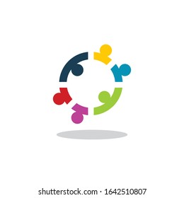 Community Logo Teamwork Logo Group Logo Vector Icon