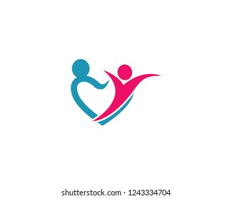 Community logo template illustration