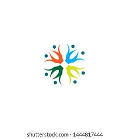 community logo template vector icon design
